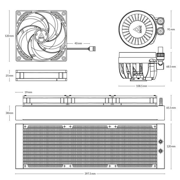 Arctic Liquid Freezer III 360 CPU Liquid Cooler